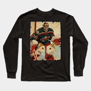 Dwayne Roloson, 2002 in Minnesota Wild (167 GP) Long Sleeve T-Shirt